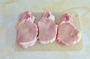 Антрекот на сковороде