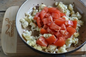 Цветная капуста с помидорами - фото шаг 4