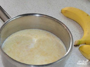 Творожный десерт с бананом - фото шаг 1