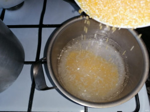 Пицца на поленте "Bravolli" - фото шаг 3