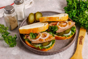 Сэндвич с ростбифом - фото шаг 9