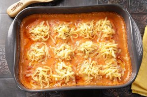 "Гнезда" с фаршем - фото шаг 12