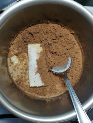 Шоколадная колбаска из поленты "Bravolli" - фото шаг 2