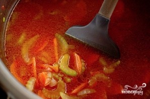 Томатный суп-пюре с моцареллой - фото шаг 3
