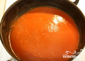 Курица-гриль с пастой и томатным соусом - фото шаг 5