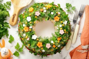 Салат "Пасхальный венок" - фото шаг 11