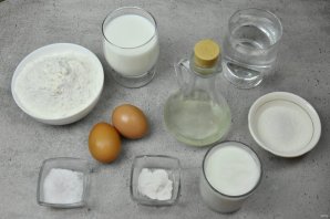 Заварные блинчики на йогурте - фото шаг 1