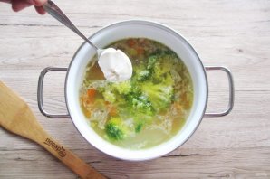 Сырный суп с брокколи и курицей - фото шаг 7