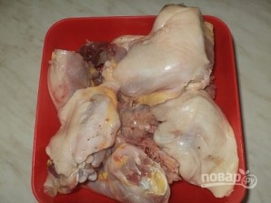 Тушеная курица с картошкой - фото шаг 2