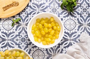 Виноград в чайном желе - фото шаг 4