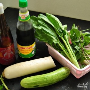 Тайский салат с дайконом - фото шаг 1
