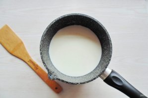 Ванильный пудинг на молоке - фото шаг 5