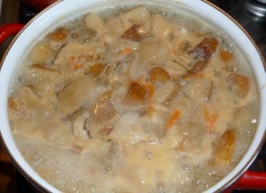 Суп из белых грибов с сыром - фото шаг 4