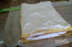 Лимонное пирожное с белковым кремом - фото шаг 4