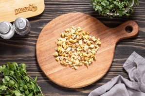 Постный салат с красной фасолью - фото шаг 4