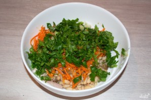 Салат с фасолью и курицей - фото шаг 4