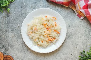 Щи с кислой капустой и мясом - фото шаг 5