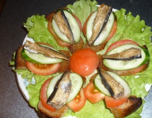 Жареные бутерброды со шпротами - фото шаг 3