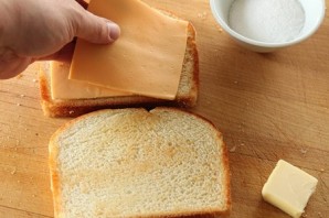 Сэндвич с сыром - фото шаг 3