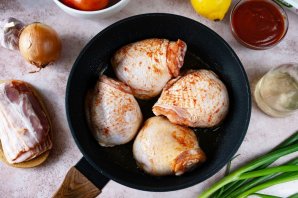 Курица в остром соусе - фото шаг 3