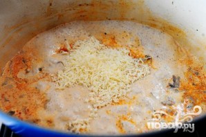 Сливочный суп с грибами и сельдереем - фото шаг 5