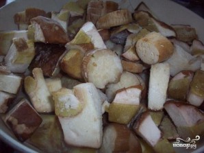 Суп-пюре из белых грибов - фото шаг 1