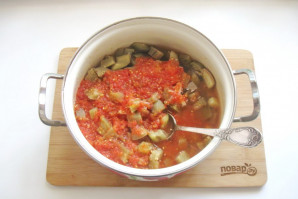 Баклажаны в томатной заливке - фото шаг 10
