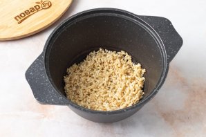 Рисовая каша из бурого риса - фото шаг 3