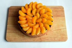 Песочный пирог с мандаринами - фото шаг 9