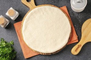Пирог с тыквой, сыром и луком - фото шаг 8