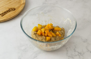 Овсяное печенье с абрикосом - фото шаг 6