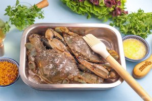 Краб в духовке - фото шаг 5