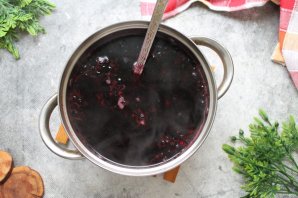 Морс из черники - фото шаг 9