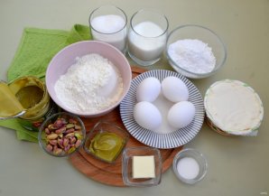 Фисташковый торт - фото шаг 1