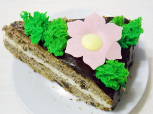 Бисквитный мох для декора торта - фото шаг 10