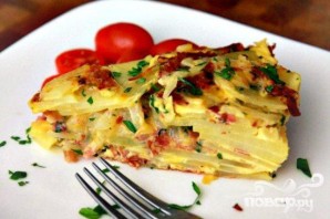 Тортильяс с салями и сыром - фото шаг 7