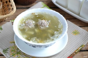Суп щавелевый с фрикадельками - фото шаг 10