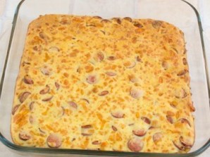 Пирог с сыром и сосисками - фото шаг 4