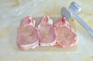 Антрекот на сковороде