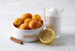Варенье из абрикосов с лимоном и корицей - фото шаг 1