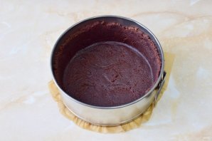 Шоколадный чизкейк с творожным сыром - фото шаг 4