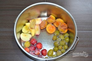 Компот из замороженных фруктов - фото шаг 4