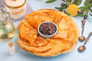 Блины дрожжевые на молоке - фото шаг 8