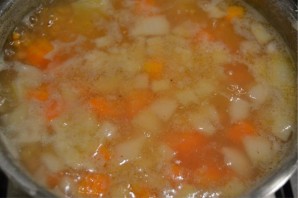 Чечевичный суп в хлебе - фото шаг 4