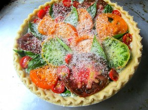Пирог с рикоттой и помидорами - фото шаг 2