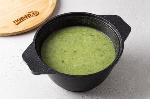 Кабачковый суп с луком-пореем - фото шаг 9