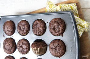 Шоколадные кексы с грушами - фото шаг 5