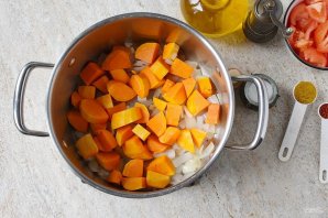 Постный суп из тыквы - фото шаг 3