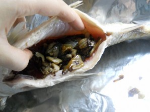 Рыба по-царски с грибами - фото шаг 6