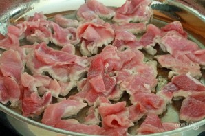 Мясо с грибами с сливочном соусе - фото шаг 3